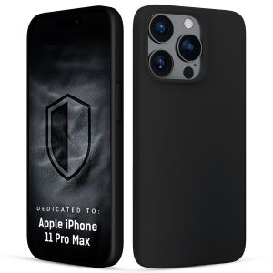 Etui silikonowe na Apple iPhone 11 Pro Max - 3mk HARDY® Mellow Case™ Black