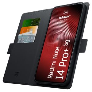 Etui z klapką na Redmi Note 14 Pro+ - 3mk HARDY® Foldy Case™