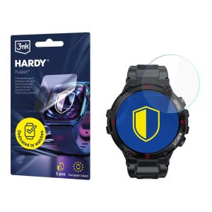 Szkło hybrydowe na smartwatch Rubicon RNCE73 - 3mk HARDY® Fusion Watch Protection™
