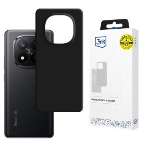 Etui silikonowe na Redmi Note 14 Pro+ - 3mk HARDY® Mellow Case™ Black