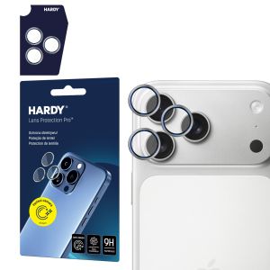 Ochrona obiektywu na Apple iPhone 17 Pro/ iPhone 17 Pro Max - HARDY Lens Protection Pro  Titanium Gray
