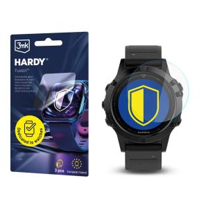 Szkło hybrydowe na smartwatch Garmin Fenix 5 47 mm - 3mk HARDY® Fusion Watch Protection™
