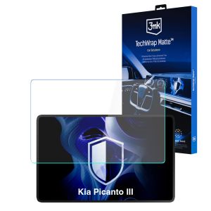 Matowa folia ochronna na ekran nawigacji do Kia Picanto III 2023- - 3mk TechWrap Matte™ Center Display