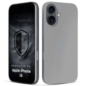 Etui silikonowe na Apple iPhone 16 - 3mk HARDY® Mellow Case™ Gray
