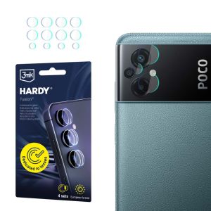 Szkło na obiektyw aparatu do Xiaomi Poco M5 - 3mk HARDY® Fusion Lens Protection™