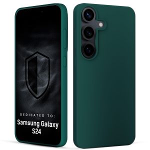 Etui silikonowe na Samsung Galaxy S24 - 3mk HARDY® Mellow Case™ Green