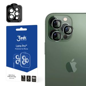 Szkło hartowane na obiektyw aparatu do Apple iPhone 13 Pro - 3mk Lens Protection Pro Alpine green