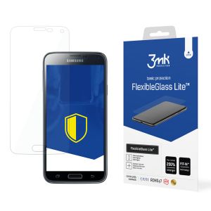 Niepękające szkło hybrydowe na Samsung Galaxy S5 SM-G900F - 3mk FlexibleGlass Lite