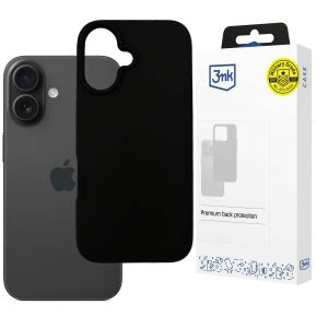 Etui silikonowe na Apple iPhone 16 Plus - 3mk HARDY® Mellow Case™ Black