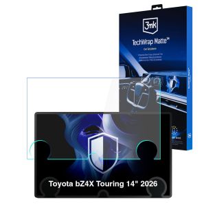 Matowa folia ochronna na ekran nawigacji do Toyota bZ4X Touring 14" 2026- - 3mk TechWrap Matte™ Center Display