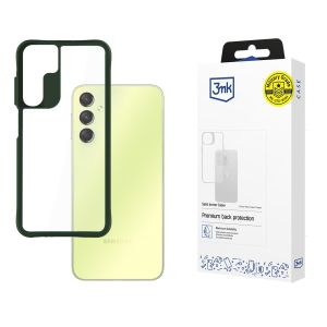 Etui na Samsung Galaxy A25 5G - 3mk Satin Armor Case+ Green