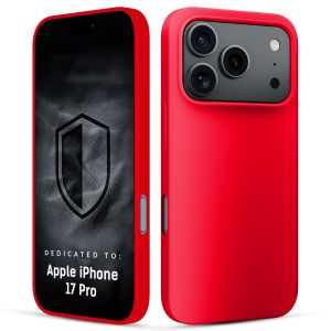 Etui silikonowe na Apple iPhone 17 Pro - 3mk HARDY® Mellow Case™ Red