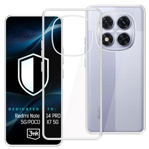 Przezroczyste etui na Redmi Note 14 PRO 5G/POCO X7 5G - 3mk HARDY® Vision Case™