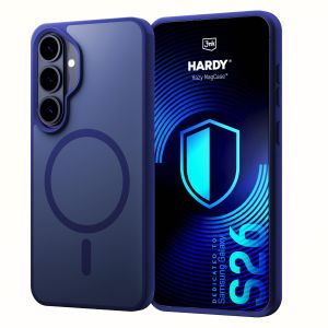 Przydymione etui z MagSafe na Samsung Galaxy S26 - 3mk HARDY® Hazy MagCase™ Blue