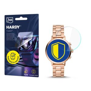 Szkło hybrydowe na smartwatch Fossil Q Venture HR Gen 4 - 3mk HARDY® Fusion Watch Protection™