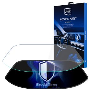 Matowa folia ochronna na ekran zegarów do Skoda Elroq - 3mk TechWrap Matte Cluster™