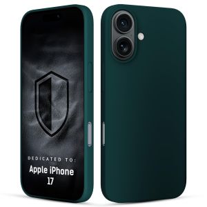Etui silikonowe na Apple iPhone 16 - 3mk HARDY® Mellow Case™ Dark Green