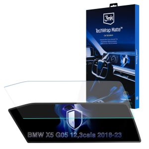 Matowa folia ochronna na ekran nawigacji do BMW X5 G05 2018-23 - 3mk TechWrap Matte™ Center Display