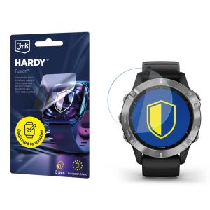 Szkło hybrydowe na smartwatch Garmin Fenix 6 - 3mk HARDY® Fusion Watch Protection™