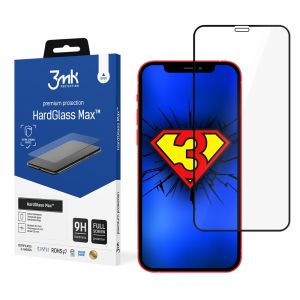 Wzmocnione szkło hartowane na Apple iPhone 12 / iPhone 12 Pro - 3mk HardGlass Max