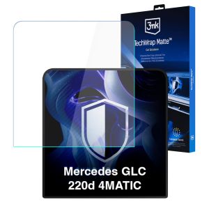 Matowa folia ochronna na ekran nawigacji do Mercedes GLC 220d 4MATIC - 3mk TechWrap Matte™ Center Display