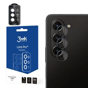 Szkło hartowane na obiektyw aparatu do Samsung Galaxy Z Fold 5 - 3mk Lens Protection Pro Black