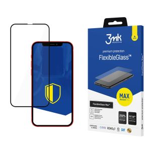 Niepękające szkło hybrydowe na Apple iPhone 13 Pro Max - 3mk FlexibleGlass Max