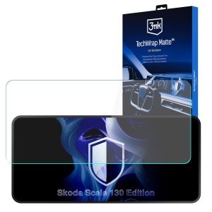 Matowa folia ochronna na ekran nawigacji do Skoda Scala 130 Edition - 3mk TechWrap Matte™ Center Display