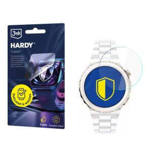 Szkło hybrydowe na smartwatch Huawei Watch GT 3 Pro Elegant 43mm - 3mk HARDY® Fusion Watch Protection™