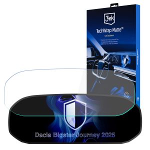 Matowa folia ochronna na ekran zegarów do Dacia Bigster Journey 2025- - 3mk TechWrap Matte Cluster™