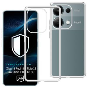 Przezroczyste etui na Xiaomi Redmi Note 13 Pro 5G/POCO X6 5G - 3mk HARDY® Vision Case™