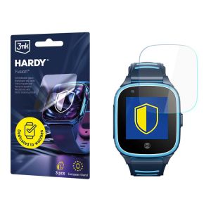 Szkło hybrydowe na smartwatch Forever Look Me 4G KW500 - 3mk HARDY® Fusion Watch Protection™