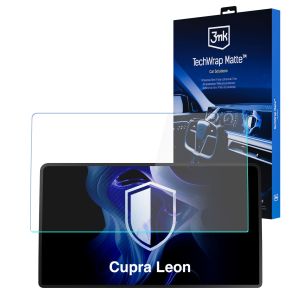 Matowa folia ochronna na ekran nawigacji do Cupra Leon 2024- - 3mk TechWrap Matte™ Center Display
