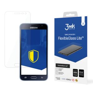 Niepękające szkło hybrydowe na Samsung Galaxy J3 2016 - 3mk FlexibleGlass Lite