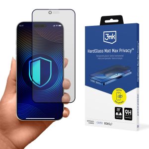 Matowe szkło hartowane na Apple iPhone Air - 3mk Hardglass Matt Max Privacy