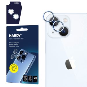 Ochrona obiektywu na Apple iPhone 15 / 15 Plus - 3mk HARDY Lens Protection Pro Blue