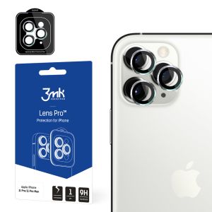 Szkło hartowane na obiektyw aparatu do Apple iPhone 11 Pro - 3mk Lens Protection Pro Silver