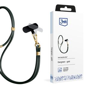 Smycz do smartfona 3mk EasyClip Elite Evergreen (gold)