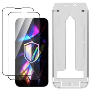 2x Szkło hartowane z aplikatorem na Apple iPhone 13 Pro Max/14 Plus - 3mk HARDY® Hardura 9H™