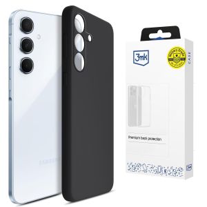 Etui silikonowe na Samsung Galaxy A55 5G - 3mk HARDY® Mellow Case™ Black
