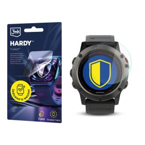 Szkło hybrydowe na smartwatch Garmin Fenix 5x 51 mm - 3mk HARDY® Fusion Watch Protection™