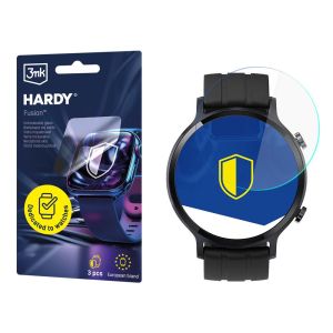 Szkło hybrydowe na smartwatch Realme Watch S - 3mk HARDY® Fusion Watch Protection™