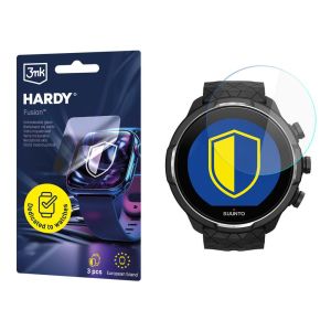 Szkło hybrydowe na smartwatch Suunto 9 Baro Titanium - 3mk HARDY® Fusion Watch Protection™