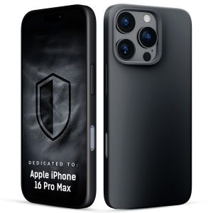Etui silikonowe z MagSafe na Apple iPhone 16 Pro Max - 3mk HARDY® Mellow MagCase™ Black