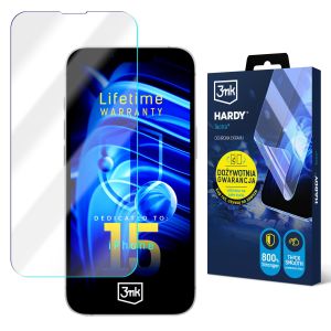 Superwytrzymała folia na Apple iPhone 15 - 3mk HARDY® Tectra™ (dożywotnia gwarancja)