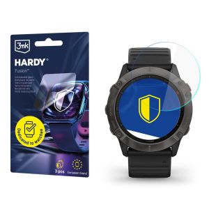 Szkło hybrydowe na smartwatch Garmin Approach S62 - 3mk HARDY® Fusion Watch Protection™