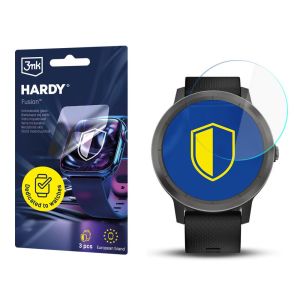 Szkło hybrydowe na smartwatch Garmin Vivoactive 3 - 3mk HARDY® Fusion Watch Protection™