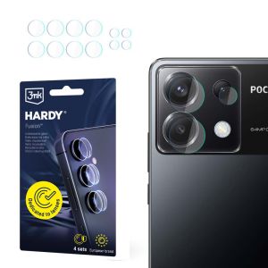 Szkło na obiektyw aparatu do Poco X6 5G - 3mk HARDY® Fusion Lens Protection™