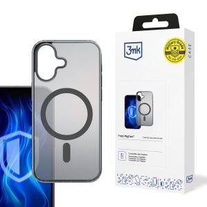 Etui na Apple iPhone 16 - 3mk Frosty MagCase Black