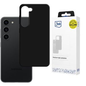 Etui silikonowe na Samsung Galaxy S23 5G - 3mk HARDY® Mellow Case™ Black